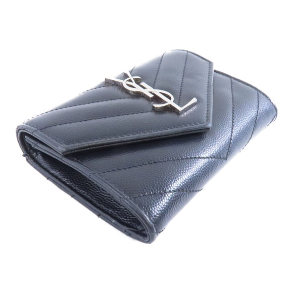 Saint Laurent Ysl Shw Card Case Wallet #141884S38B - Picture 4 of 15